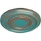 Ekena Millwork Federal Roped Small Ceiling Medallion (Canopies up to 6"), 12 5/8"OD x 1 1/8"P, Copper Green Patina CM12FECGS - alternate 3